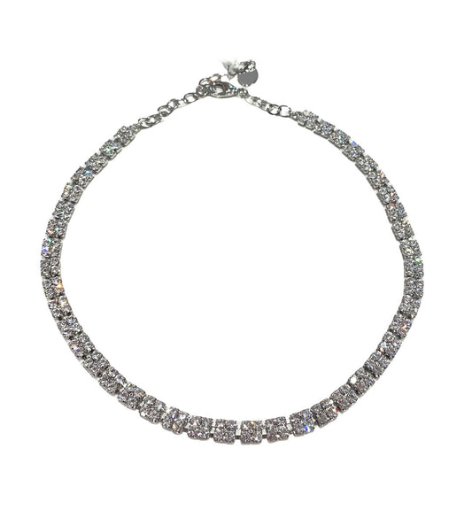 Collana donna Diamond accessori “scacchi” Crystal