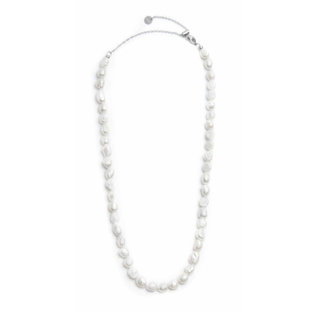 COLLANA MARLU' DONNA con perle di fiume masticate