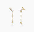 Orecchini  donna pendenti con catena JACKIE