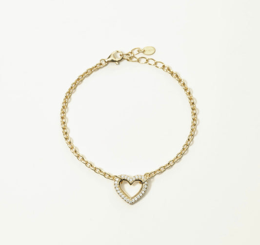 Bracciale donna Mabina BUBBLE HEART zirconi