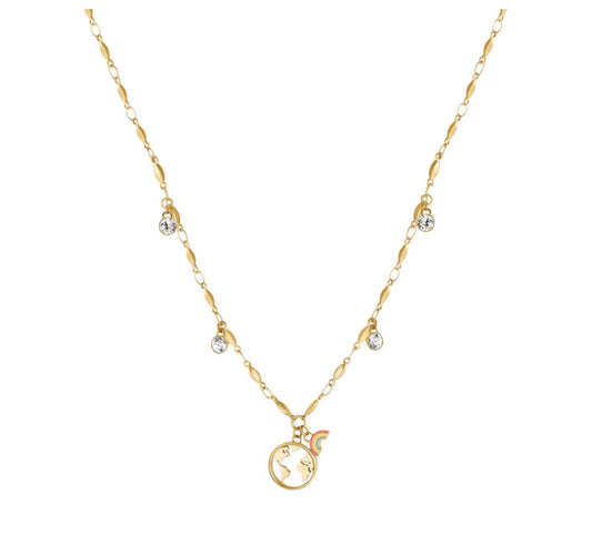 Collana Brosway Chakra dorata -viaggio