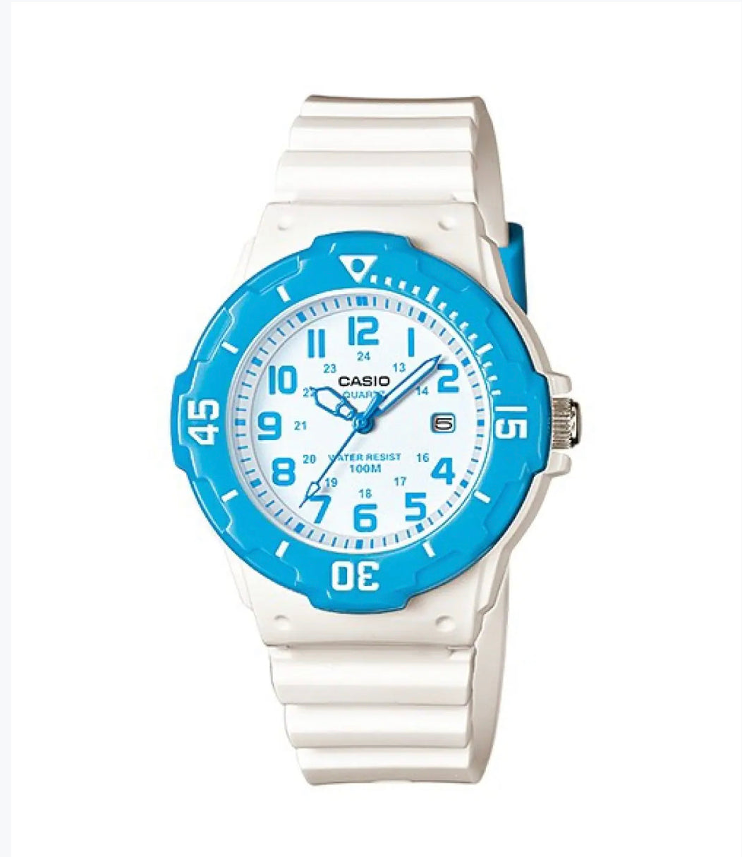 Orologio Casio bambino Analogico Bianco e azzurro