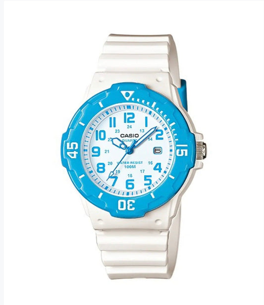 Orologio Casio bambino Analogico Bianco e azzurro