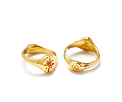 Light ring gold Vivian