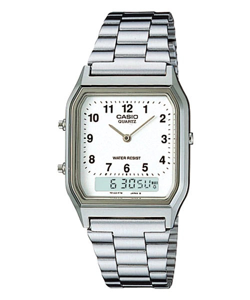 Orologio Casio vintage silver/bianco