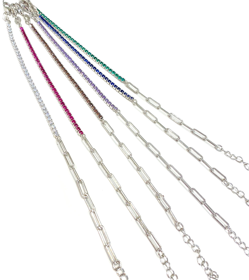 Bracciale Rocce tennis slim