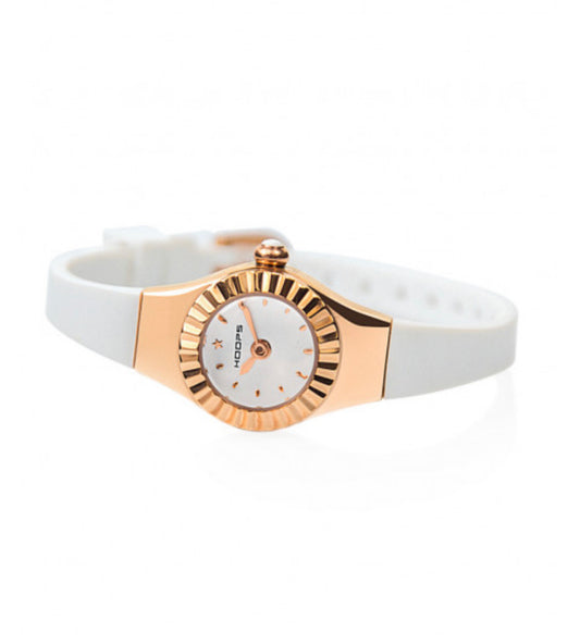 Orologio Hoops donna Nouveau Tres Jolie bianco