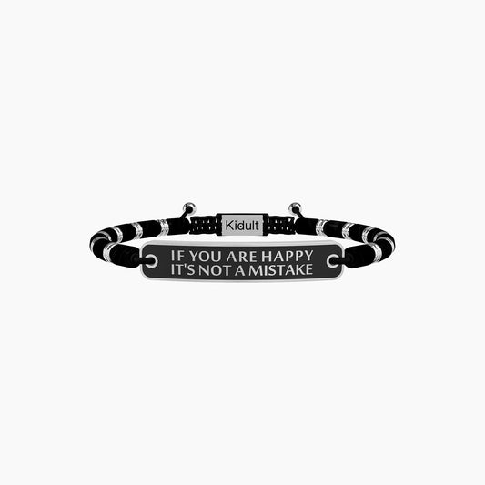 Bracciale Kidult uomo IF YOU ARE HAPPY …