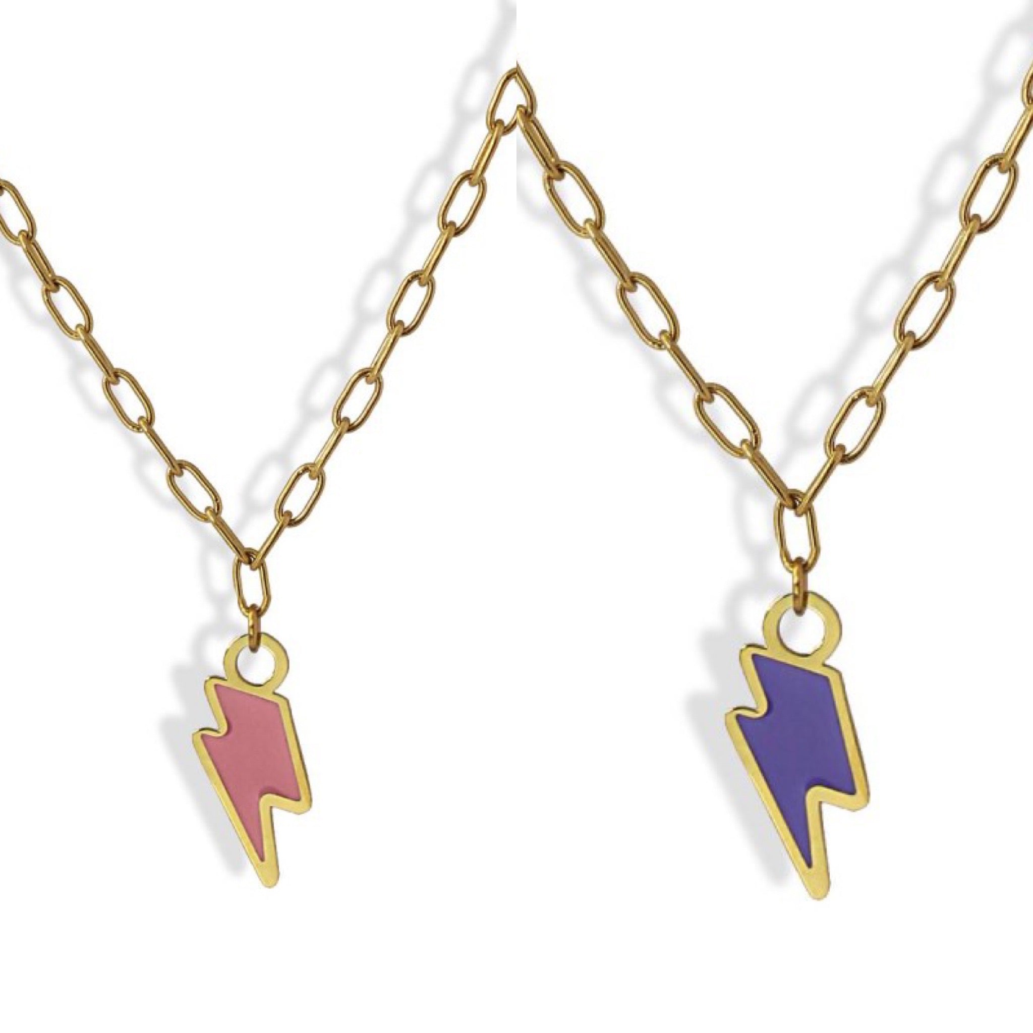 Collana Donna Anartxy Enamel Fulmine