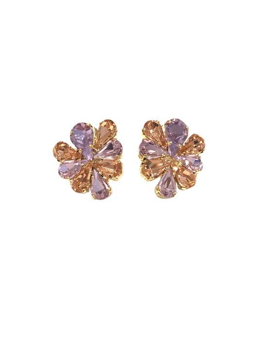 Orecchini Diamond Accessori Flower Peace Rosa