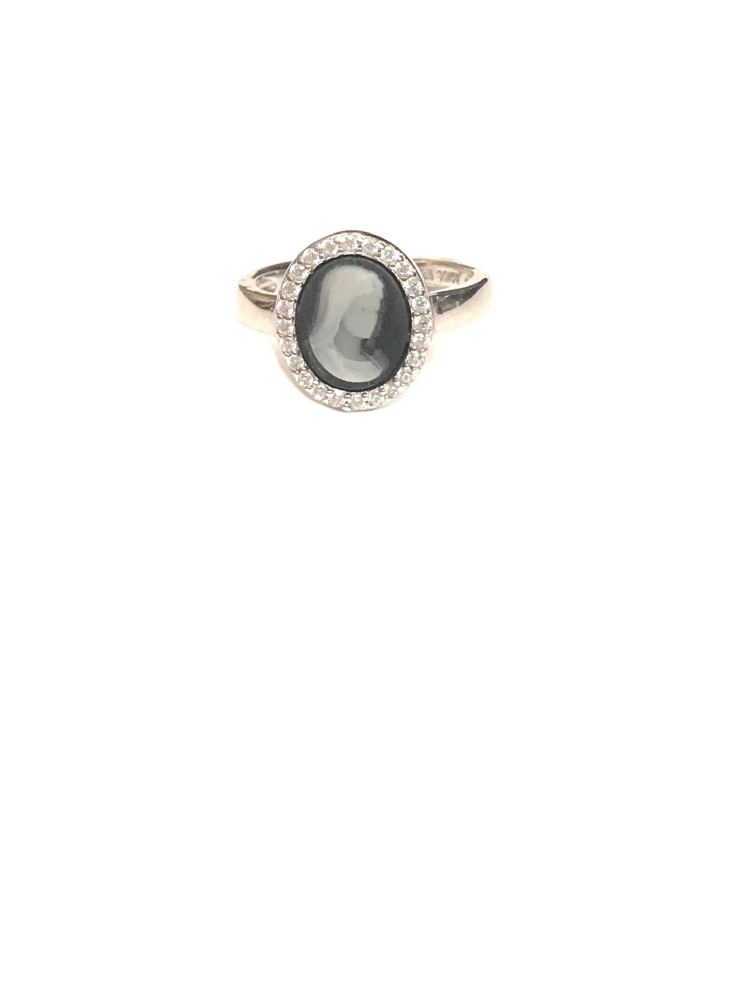 Anello Agios Donna Icona Madonnas Blu