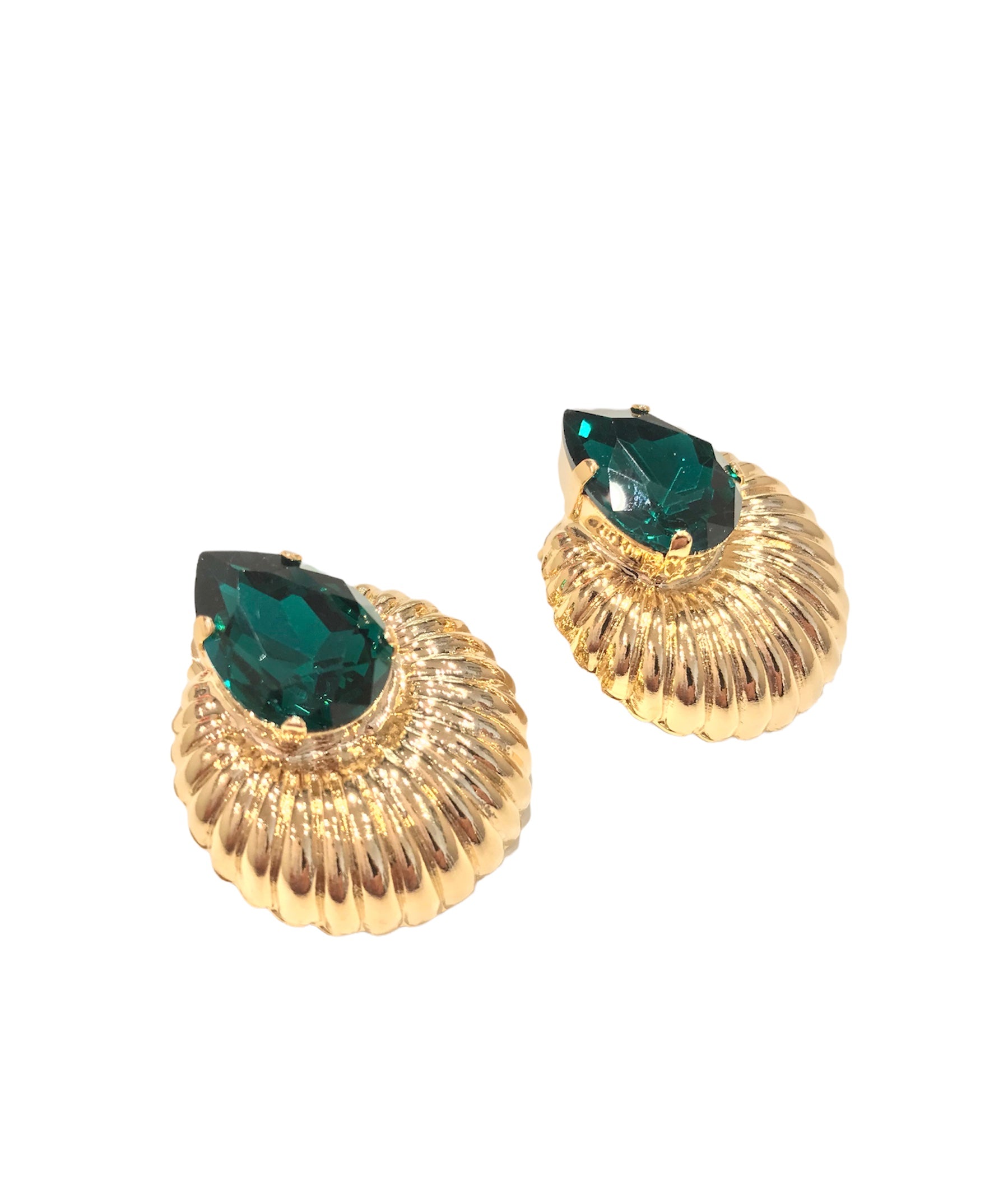 Orecchini donna Diamond Accessori Goccia Verde