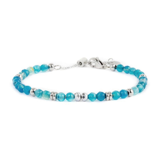 Bracciale Marlù donna pietre azzurre