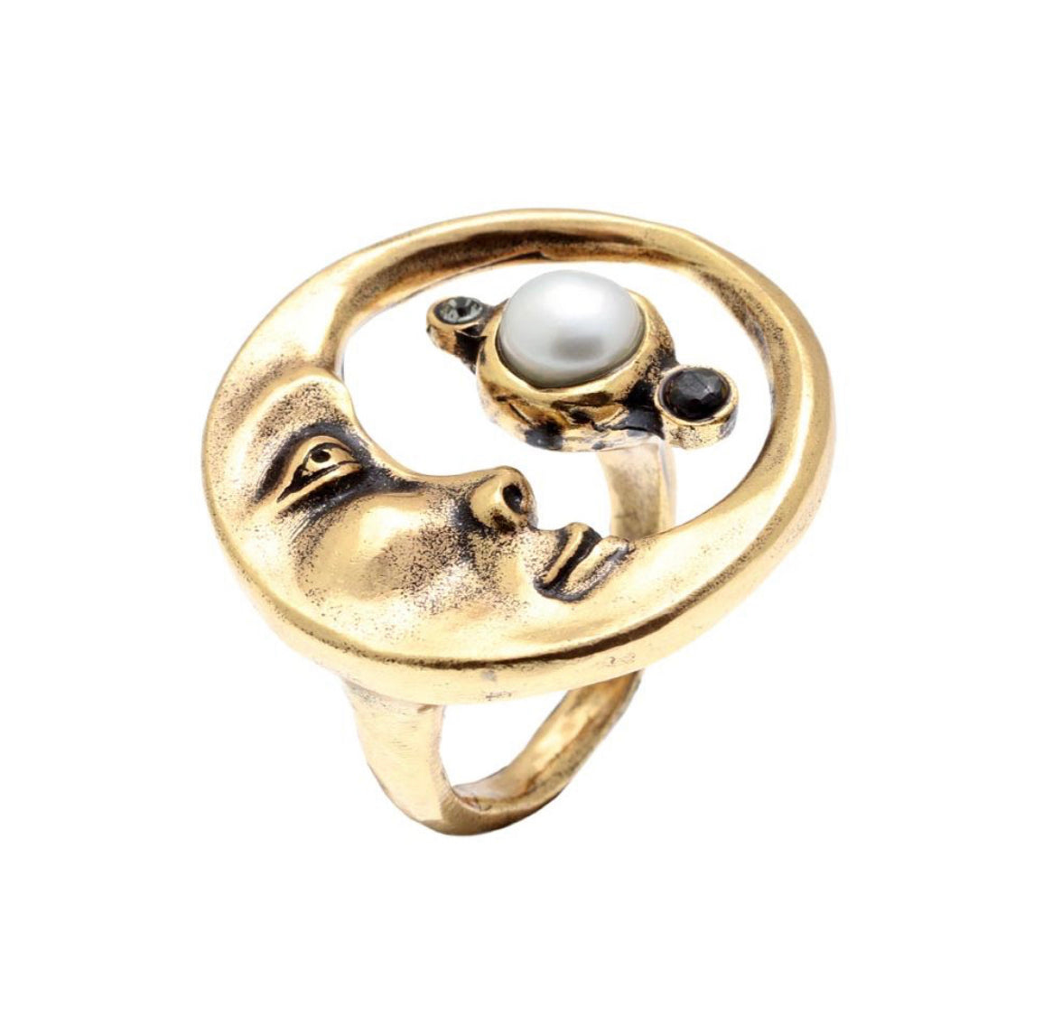 Anello Alcozer donna luna crescente