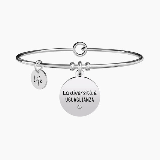 Bracciale Kidult donna “La diversità è uguaglianza”