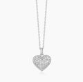 Collana Mabina cuore pavè