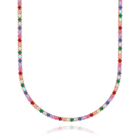 Collana Mabina Tennis multicolor