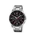 Orologio analogico Casio uomo crono nero