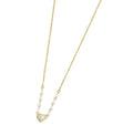 COLLANA MARLÙ CUORE CON CRISTALLI PVD ORO