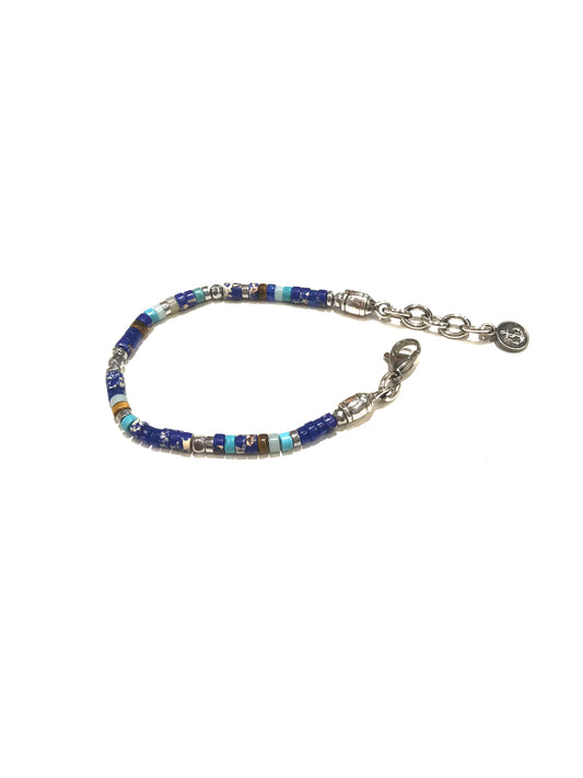 Bracciale Portonovo donna Pietre Blu ed Ematite