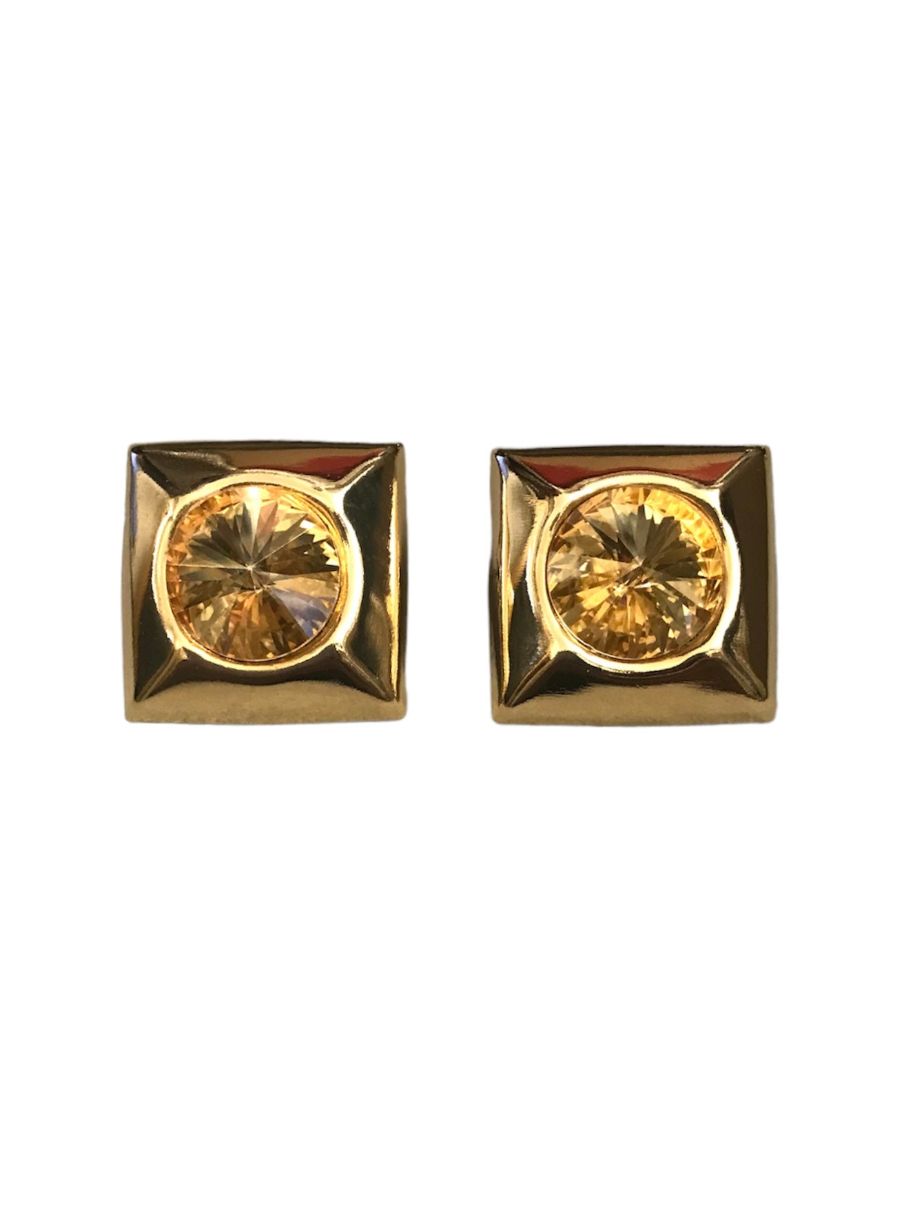 Orecchini Diamond Accessori bottoni champagne