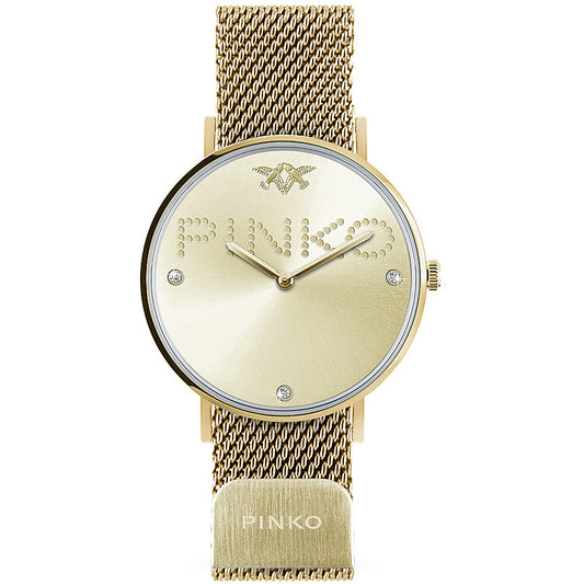 Orologio Pinko maglia milano dorato cassa small