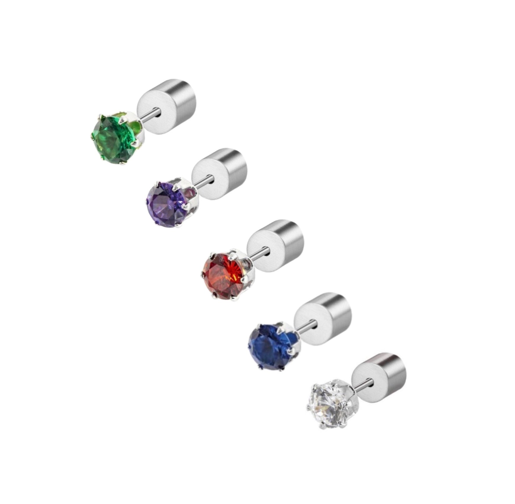 Mono orecchino Marlù zircone 4mm