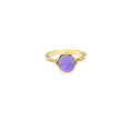 Bonne chance tiny gold ring Vivian