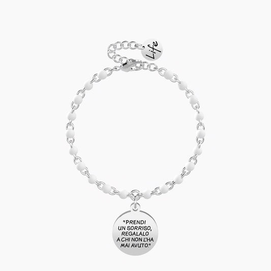Bracciale Kidult donna PRENDI UN SORRISO ... GANDHI