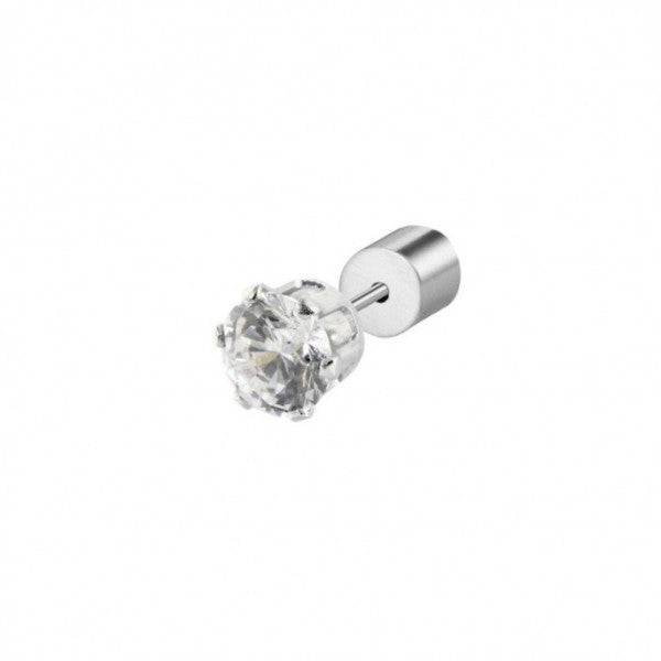 Mono orecchino Marlù zircone bianco 5mm