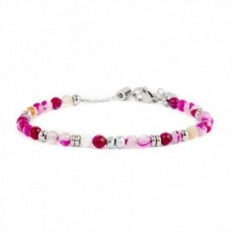 Bracciale Marlù donna pietre fuxia