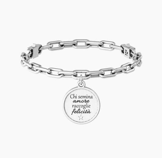 Bracciale donna Kidult CHI SEMINA AMORE … SHAKESPEARE