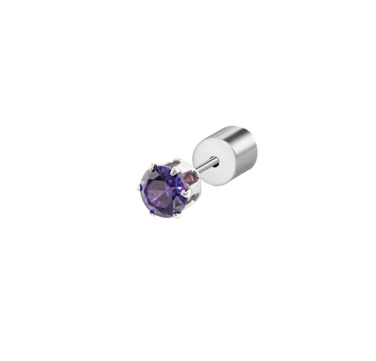 Mono orecchino Marlù zircone 4mm