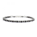 Bracciale Marlù uomo cubetti e sfere brunite
