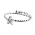 ANELLO MARLÙ DONNA STELLA MARINA CON CRISTALLI BIANCHI PVD ORO