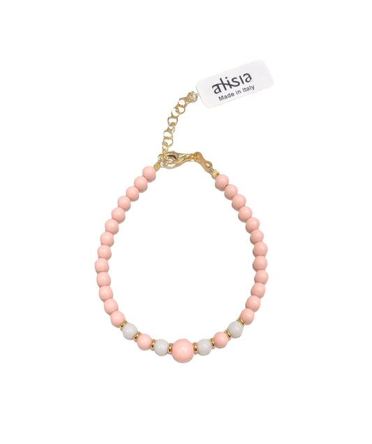 Bracciale donna Alisia pietre Rosa