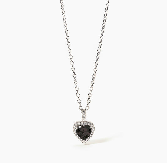Collana  Mabina con cuore nero LOVE AFFAIR
