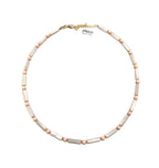 Collana donna Alisia tubi Madreperla