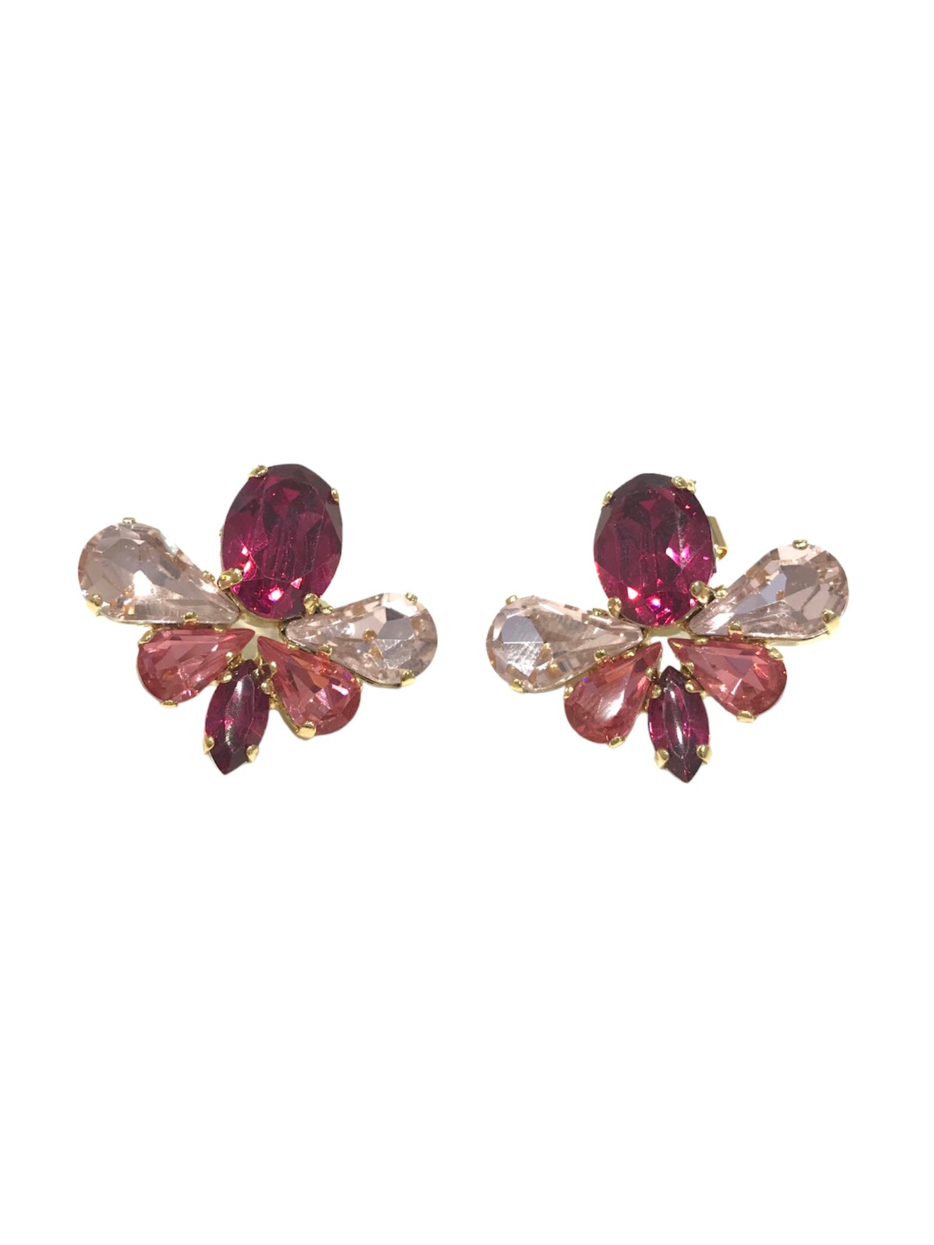 Orecchini Diamond Accessori Butterfly Rosa