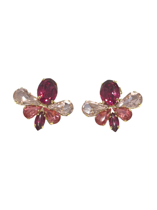 Orecchini Diamond Accessori Butterfly Rosa