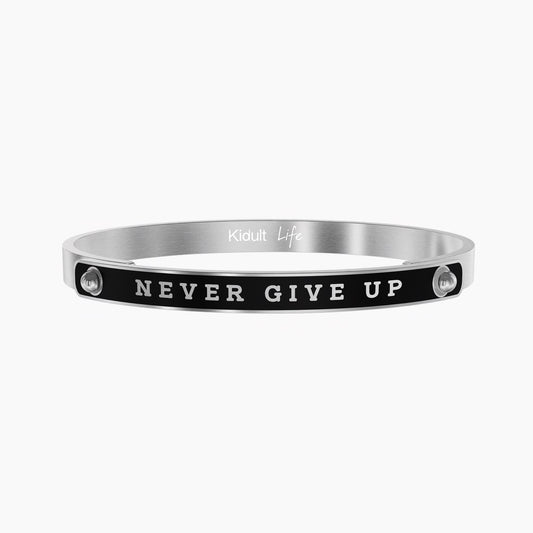 Bracciale Kidult uomo NEVER GIVE UP | TENACIA