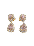Orecchini Diamond Accessori Drop rosa