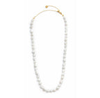COLLANA MARLU' DONNA con perle di fiume masticate oro