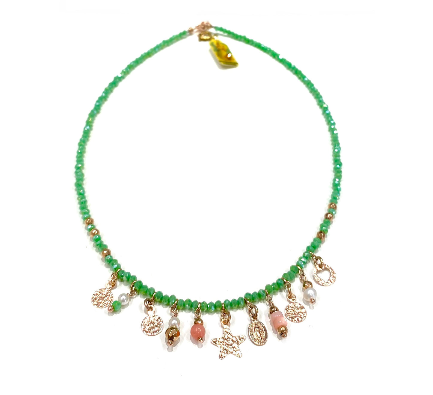 Collana Sacramore Cristalli verdi