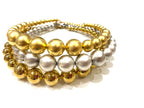 Collana Sereluz Bubble gold satin