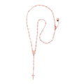 Collana Marlù Y ROSARIO OVALE PVD ROSE