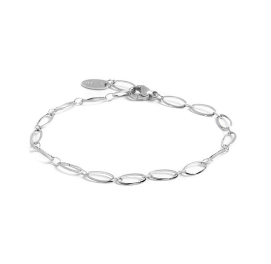 BRACCIALE MARLÙ CATENA MISTA ACCIAIO