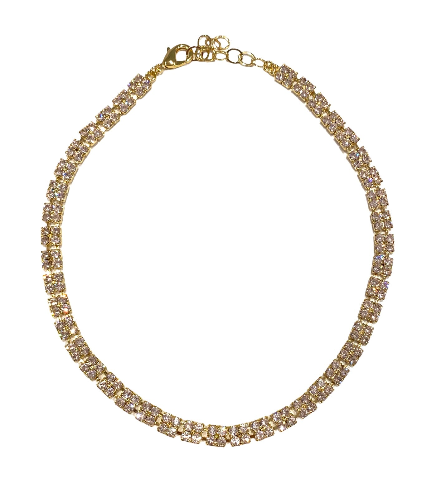 Collana donna Diamond accessori “scacchi” golden