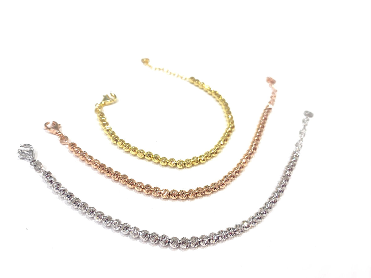Bracciale Marcello Pane Petite boules medio sfaccettato
