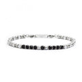Bracciale Marlù uomo agata nera ed ematite